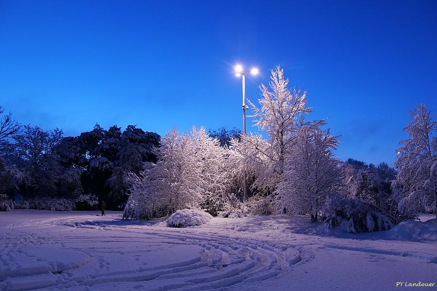 La Rochelle vu d'en haut, Neige, 6 janvier 2026