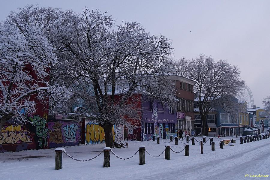 La Rochelle vu d'en haut, Neige, 6 janvier 2026