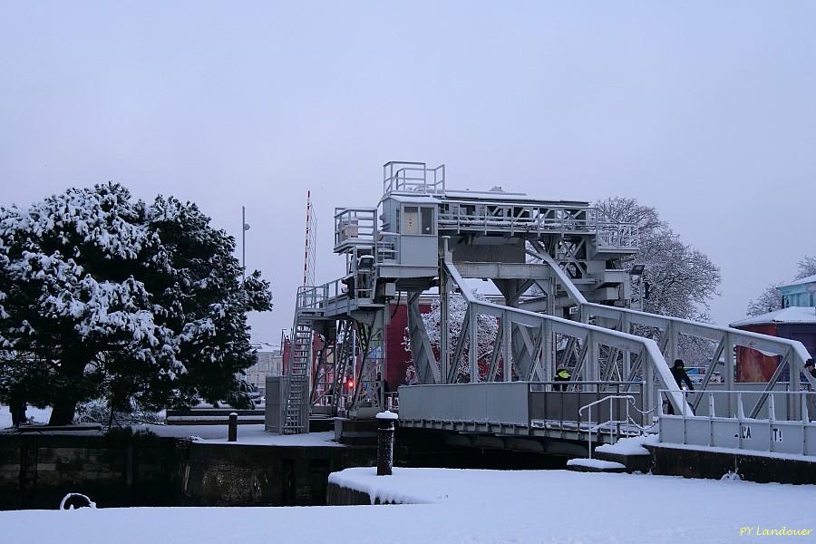 La Rochelle vu d'en haut, Neige, 6 janvier 2026