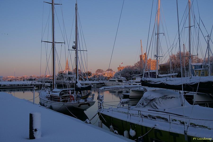 La Rochelle vu d'en haut, Neige, 6 janvier 2026