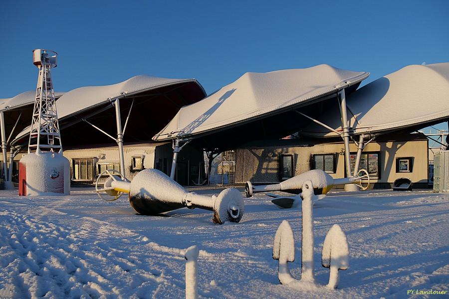 La Rochelle vu d'en haut, Neige, 6 janvier 2026