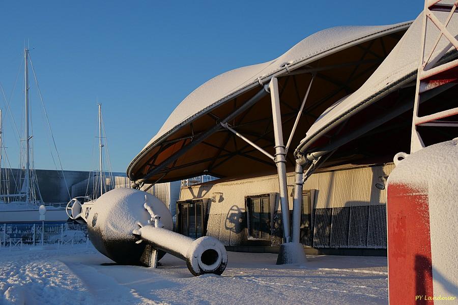 La Rochelle vu d'en haut, Neige, 6 janvier 2026