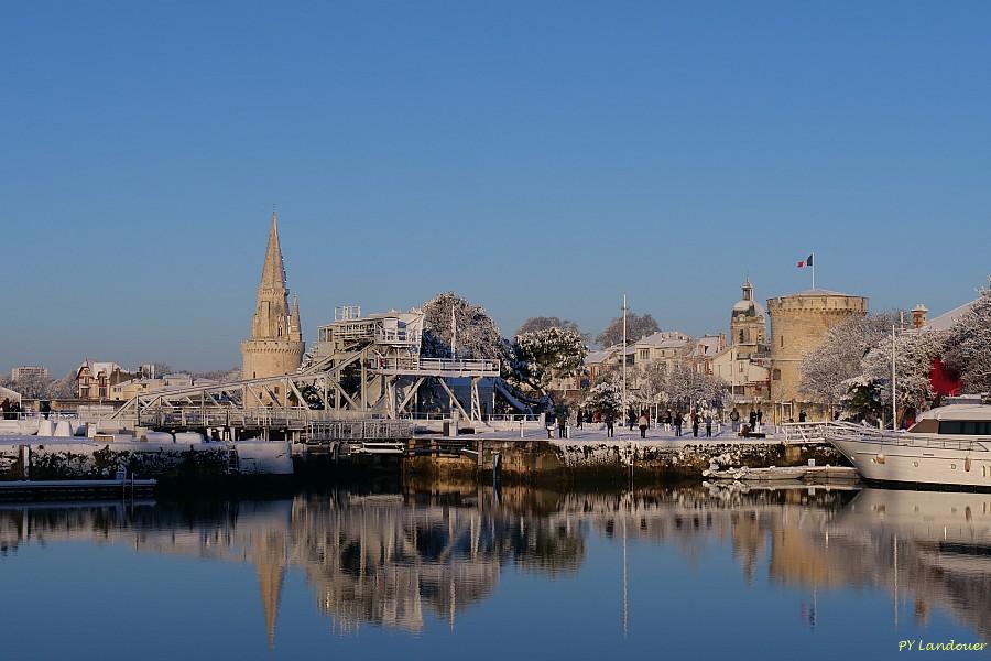 La Rochelle vu d'en haut, Neige, 6 janvier 2026