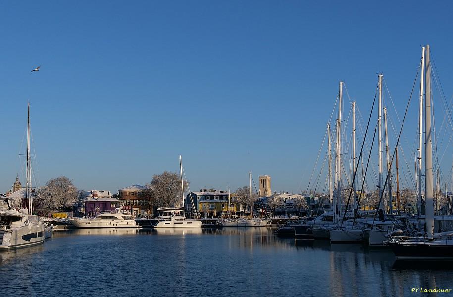 La Rochelle vu d'en haut, Neige, 6 janvier 2026