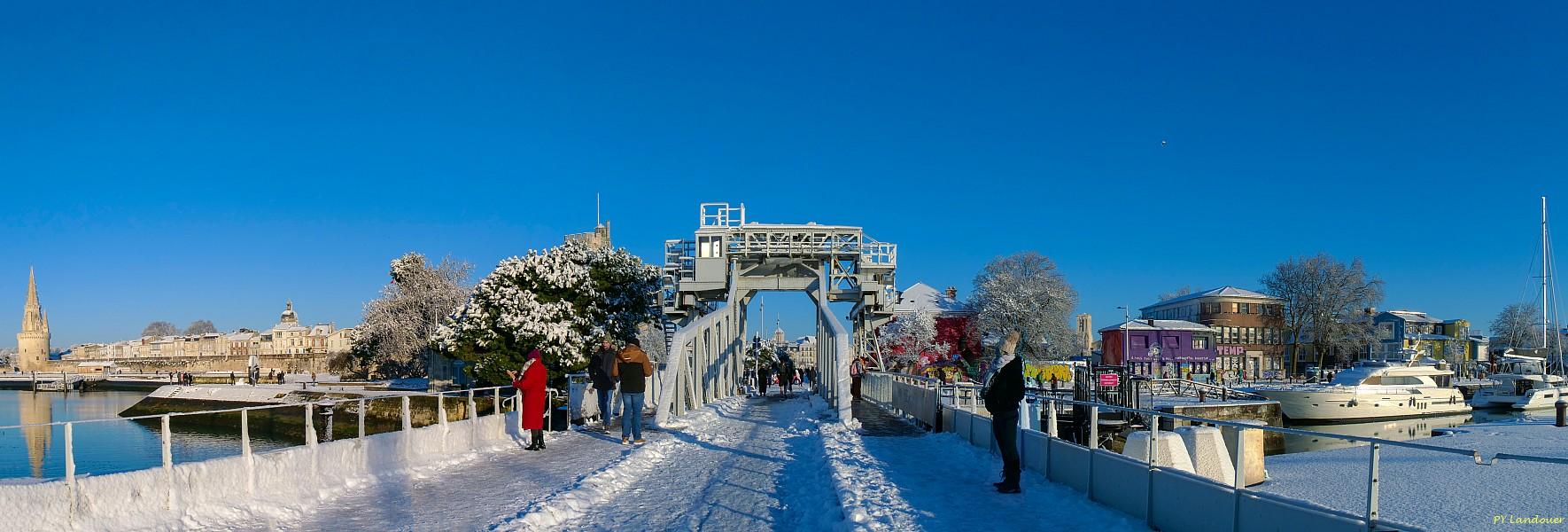 La Rochelle vu d'en haut, Neige, 6 janvier 2026