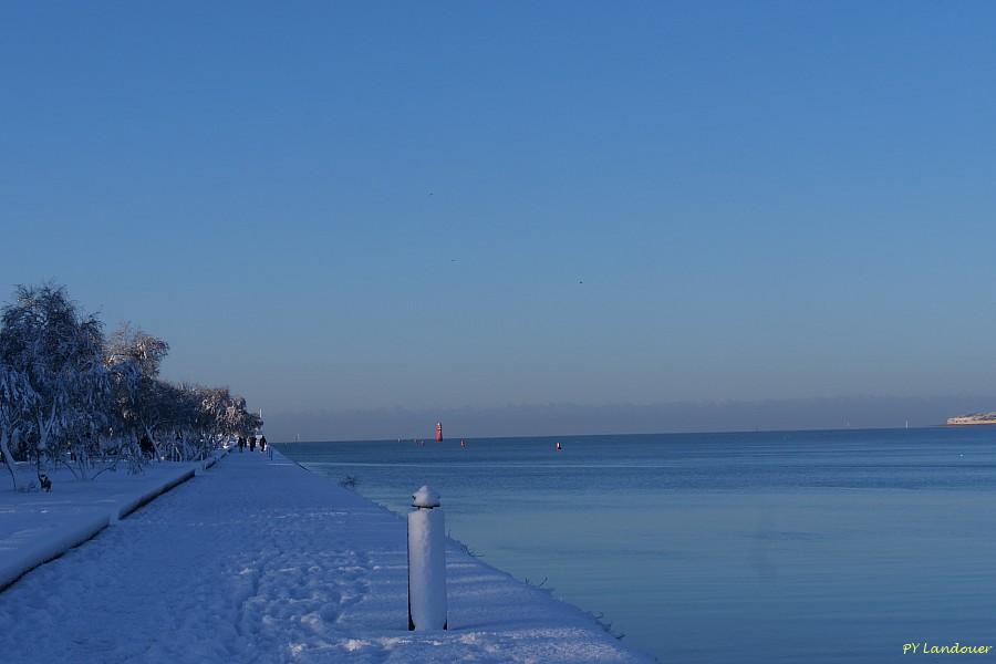 La Rochelle vu d'en haut, Neige, 6 janvier 2026