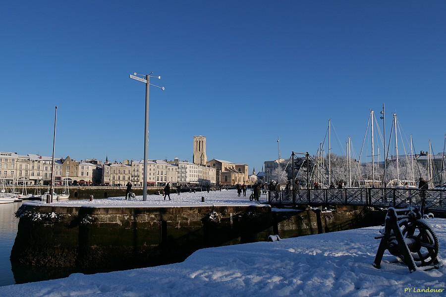 La Rochelle vu d'en haut, Neige, 6 janvier 2026