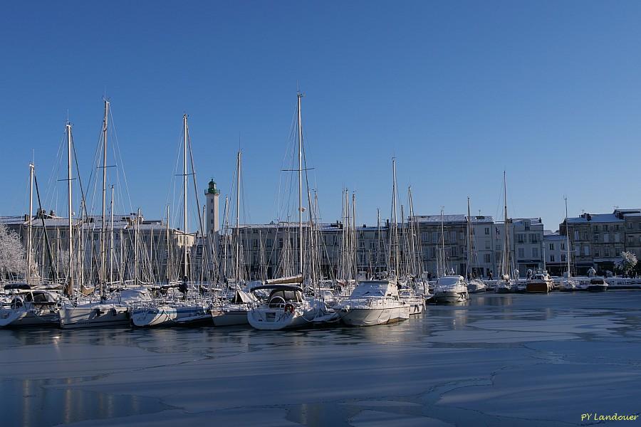 La Rochelle vu d'en haut, Neige, 6 janvier 2026