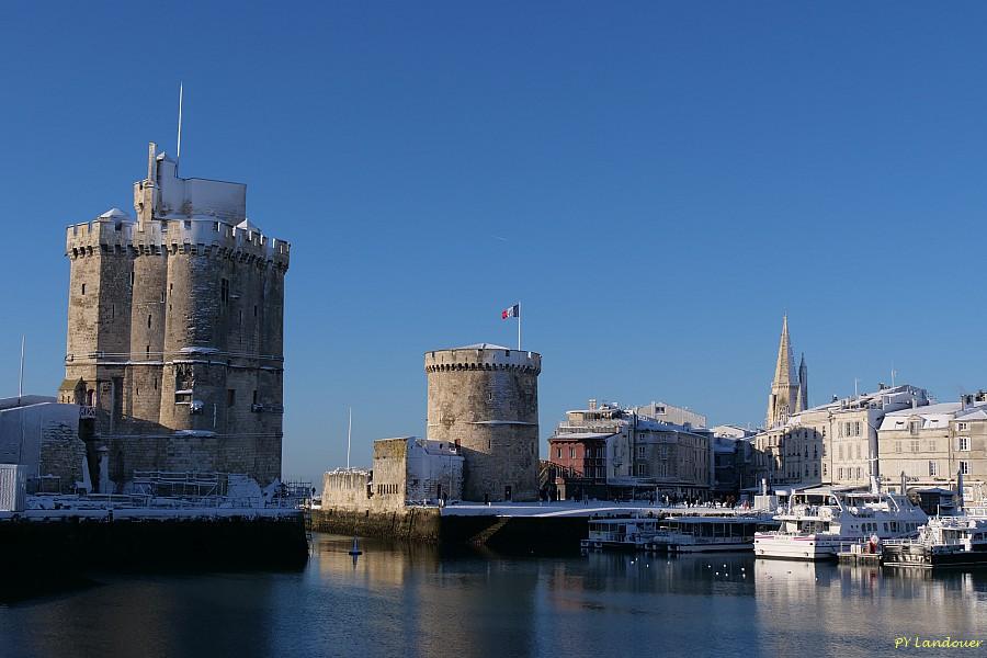 La Rochelle vu d'en haut, Neige, 6 janvier 2026
