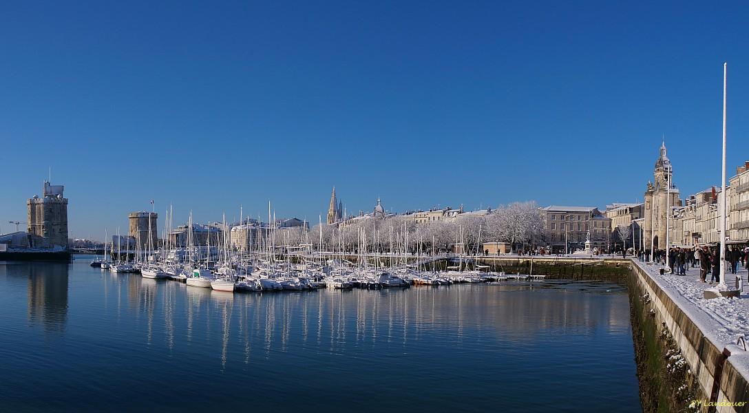 La Rochelle vu d'en haut, Neige, 6 janvier 2026