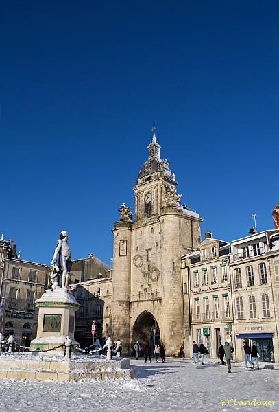 La Rochelle vu d'en haut, Neige, 6 janvier 2026