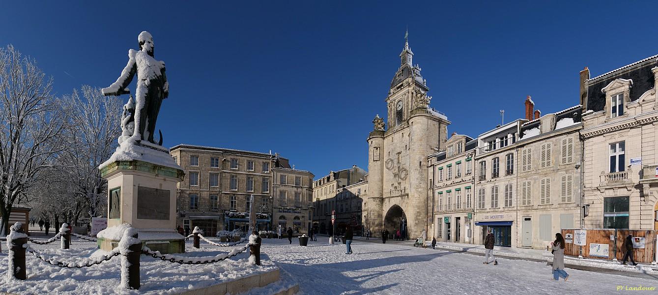 La Rochelle vu d'en haut, Neige, 6 janvier 2026