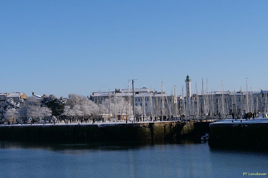 La Rochelle vu d'en haut, Neige, 6 janvier 2026