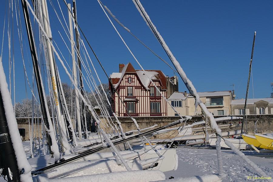 La Rochelle vu d'en haut, Neige, 6 janvier 2026