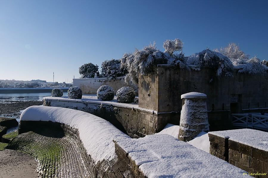 La Rochelle vu d'en haut, Neige, 6 janvier 2026