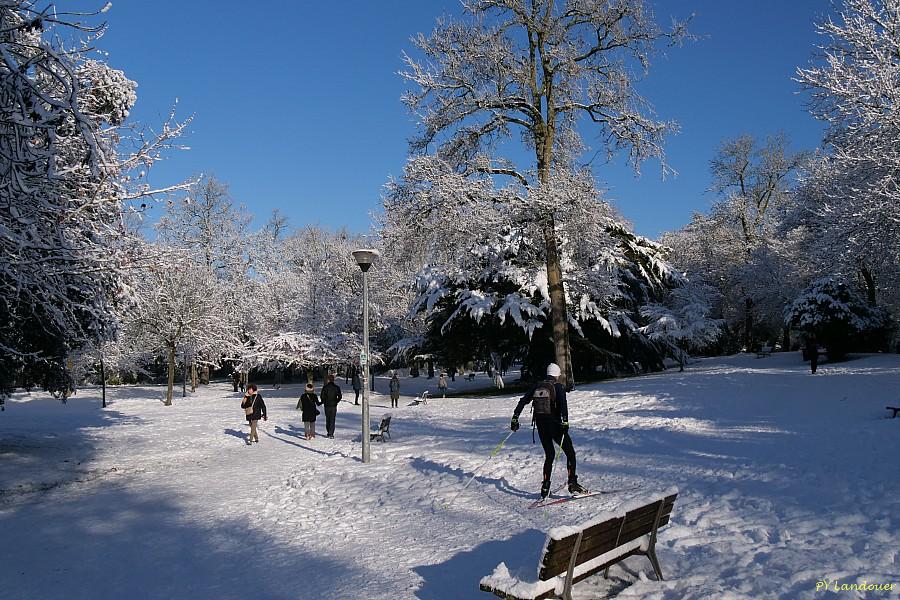 La Rochelle vu d'en haut, Neige, 6 janvier 2026