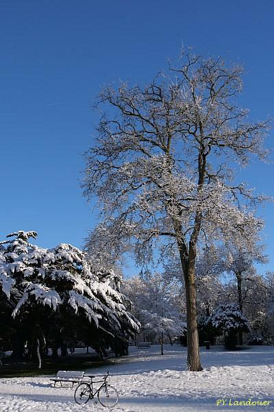 La Rochelle vu d'en haut, Neige, 6 janvier 2026