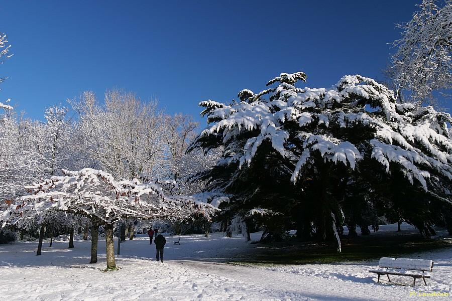 La Rochelle vu d'en haut, Neige, 6 janvier 2026