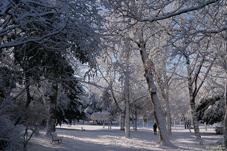 La Rochelle vu d'en haut, Neige, 6 janvier 2026