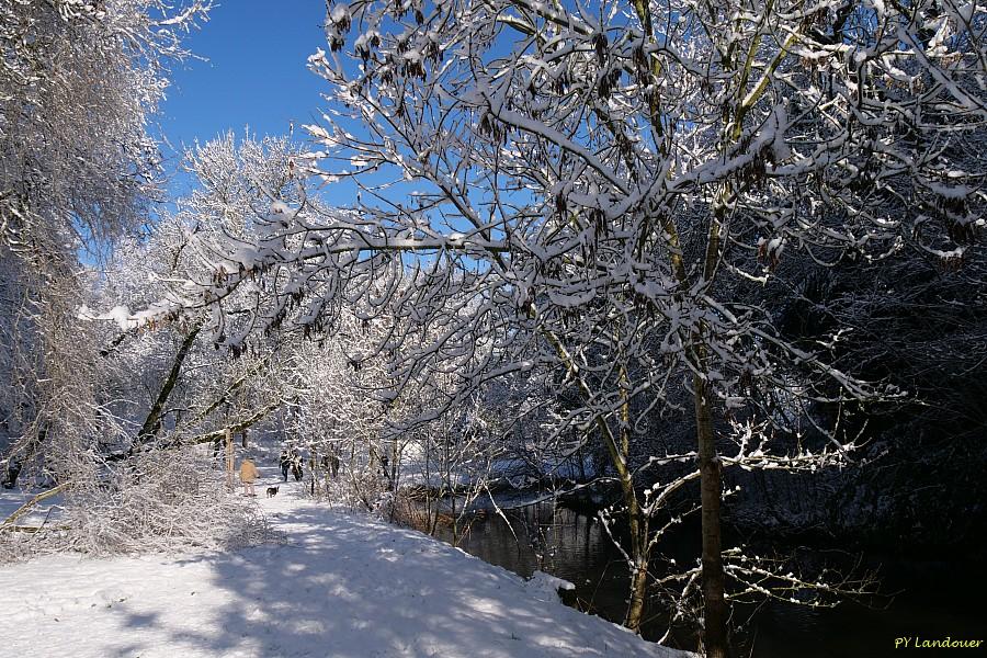 La Rochelle vu d'en haut, Neige, 6 janvier 2026
