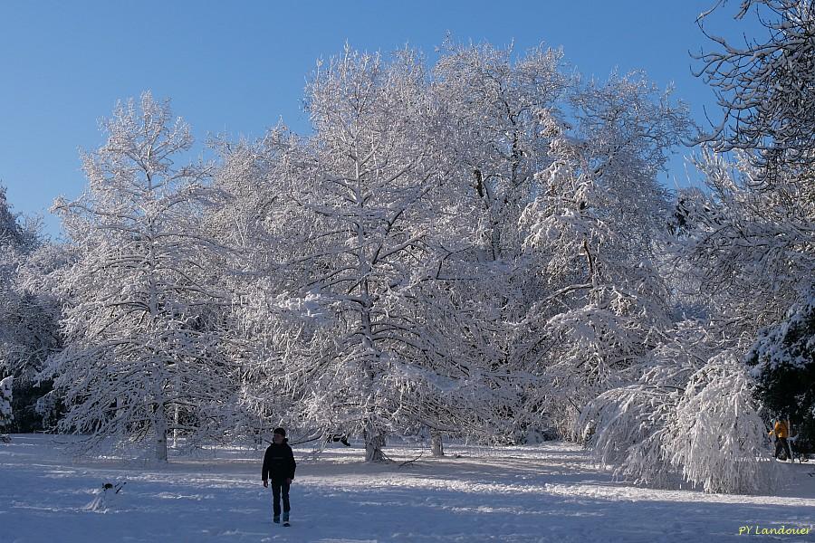 La Rochelle vu d'en haut, Neige, 6 janvier 2026