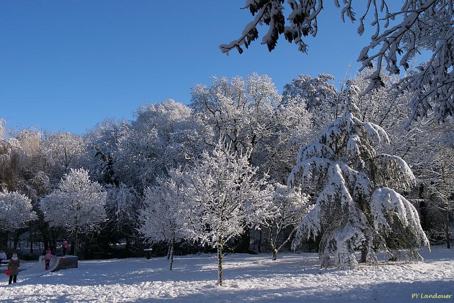 La Rochelle vu d'en haut, Neige, 6 janvier 2026