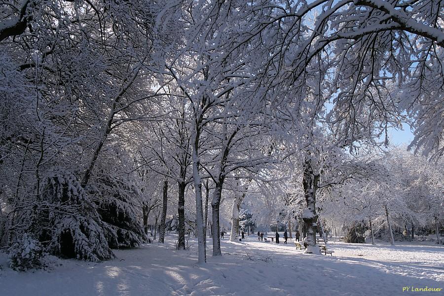 La Rochelle vu d'en haut, Neige, 6 janvier 2026