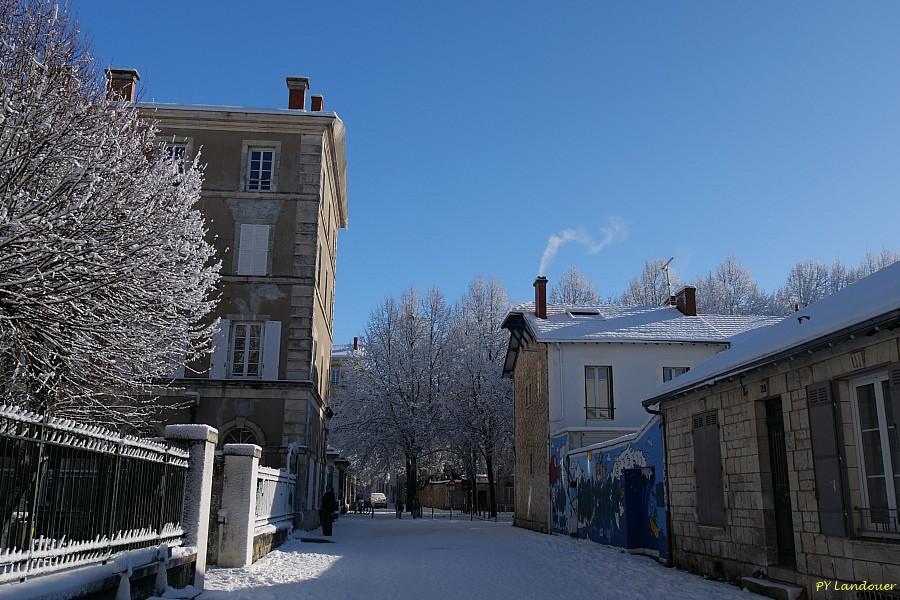 La Rochelle vu d'en haut, Neige, 6 janvier 2026