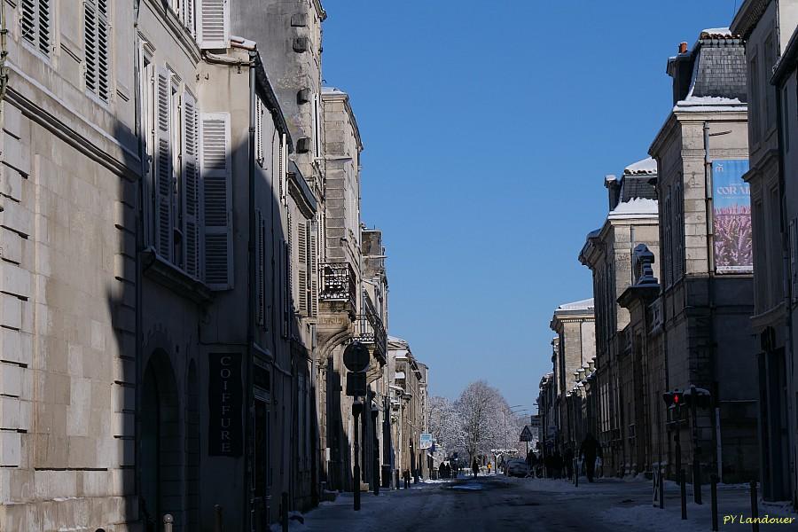 La Rochelle vu d'en haut, Neige, 6 janvier 2026