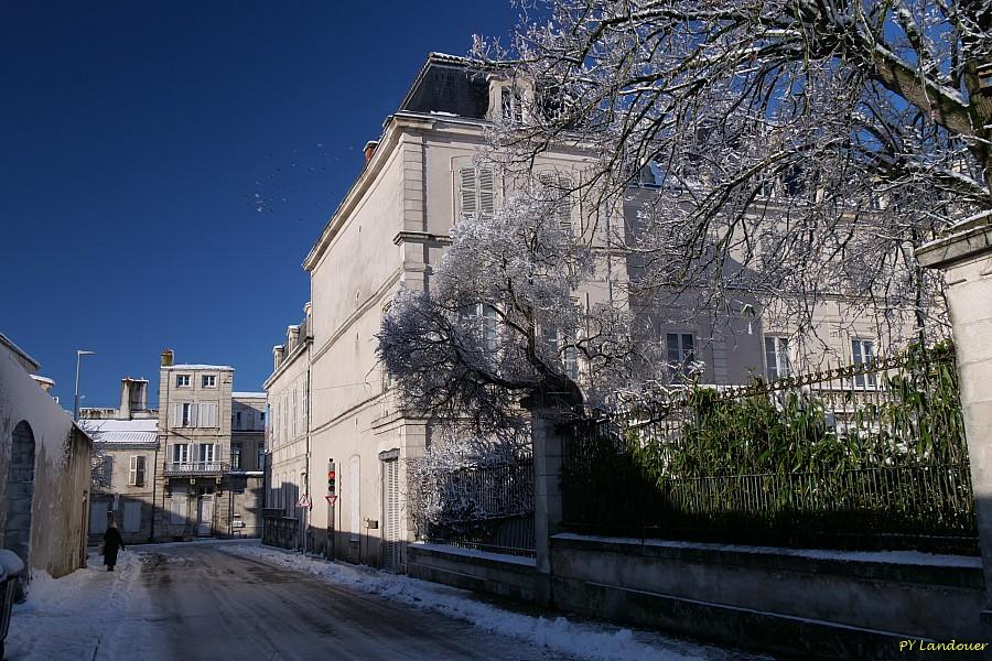 La Rochelle vu d'en haut, Neige, 6 janvier 2026