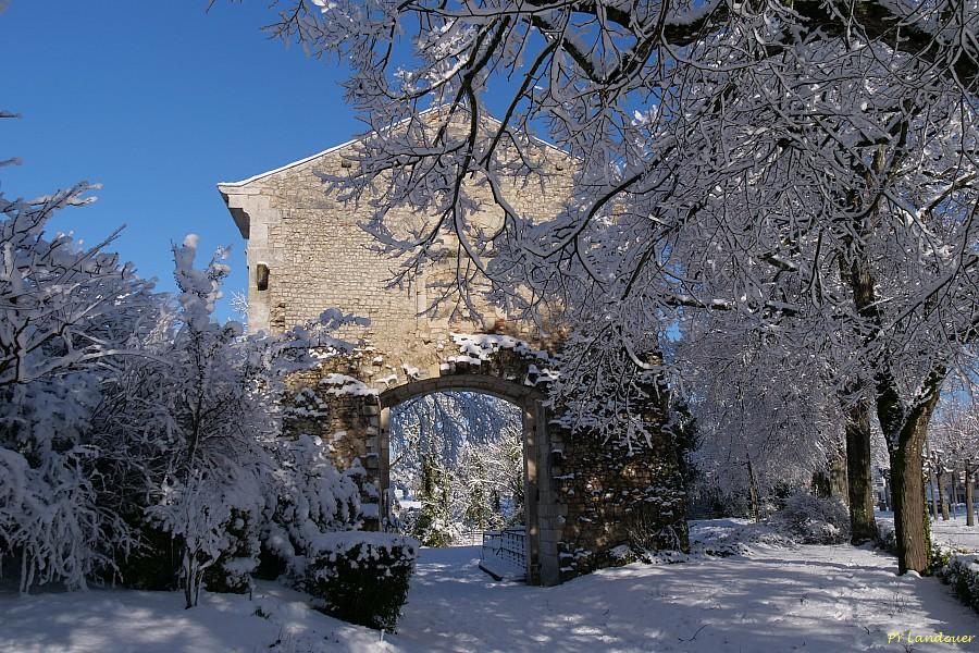 La Rochelle vu d'en haut, Neige, 6 janvier 2026