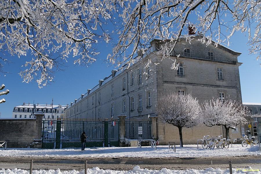 La Rochelle vu d'en haut, Neige, 6 janvier 2026