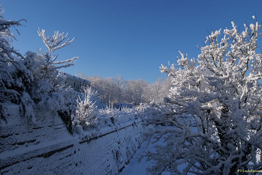 La Rochelle vu d'en haut, Neige, 6 janvier 2026