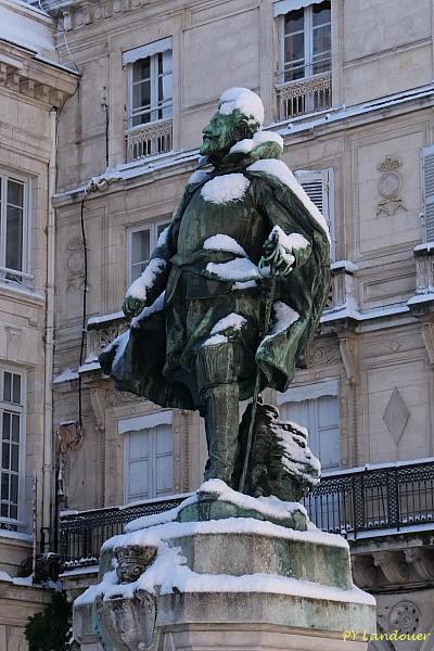 La Rochelle vu d'en haut, Neige, 6 janvier 2026