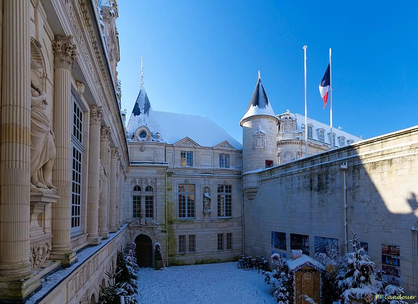 La Rochelle vu d'en haut, Neige, 6 janvier 2026